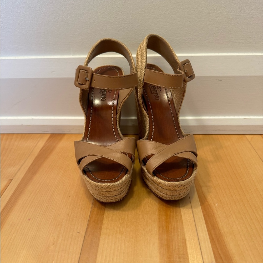 Valentino Espadrille Wedges